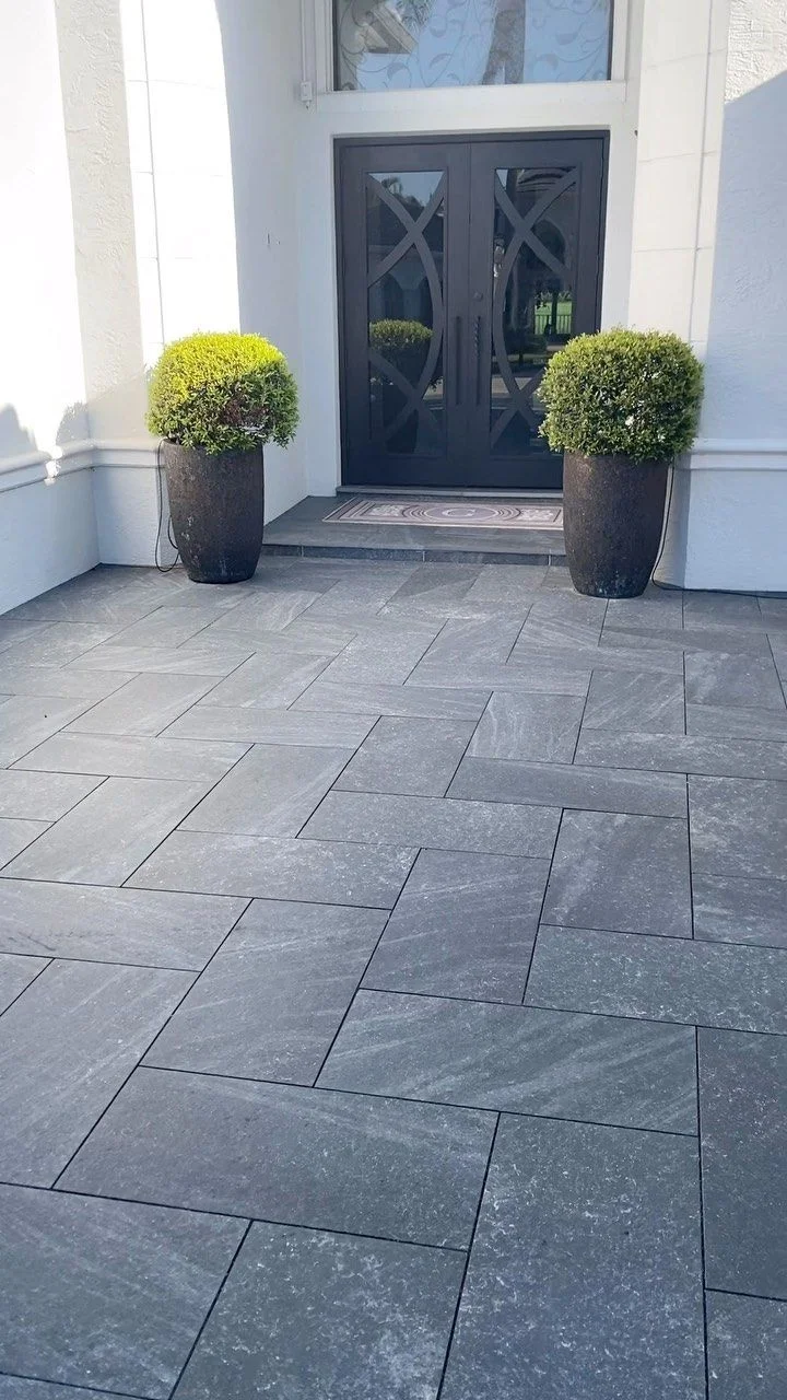 Slate paver entryway NJ